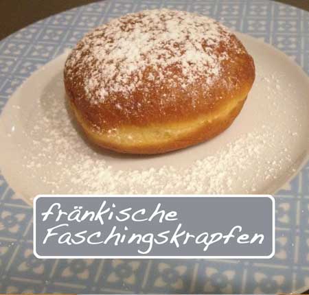 Fränkische Faschingskrapfen