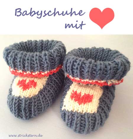 Babyschuhe stricken