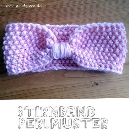 Stirnband stricken