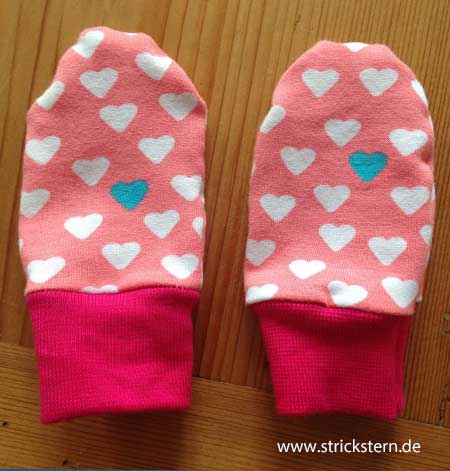 Babyhandschuhe nähen