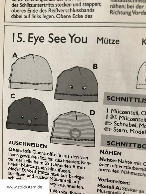 Kinder Mütze nähen